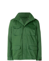 Зеленая полевая куртка от Mp Massimo Piombo