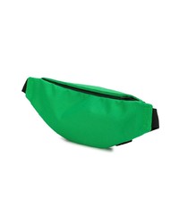 Мужская зеленая поясная сумка из плотной ткани от MSGM