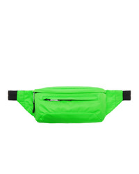 Мужская зеленая поясная сумка от Prada