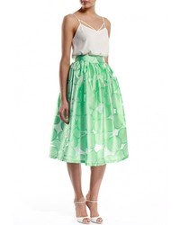 Зеленая пышная юбка от Tutto Bene