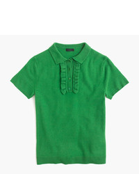 Зеленая рубашка поло