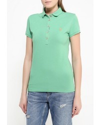 Женская зеленая рубашка поло от U.S. Polo Assn.