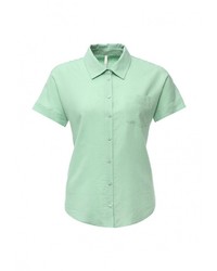 Женская зеленая рубашка с коротким рукавом от Baon