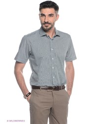 Мужская зеленая рубашка с коротким рукавом от Conti Uomo