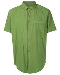 Мужская зеленая рубашка с коротким рукавом от OSKLEN