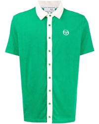 Мужская зеленая рубашка с коротким рукавом от Sergio Tacchini