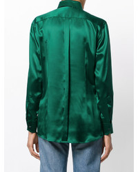 Женская зеленая рубашка от Dolce & Gabbana