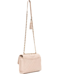 Зеленая сумка через плечо от Tory Burch