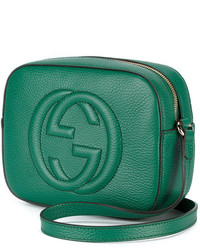 Зеленая сумка через плечо от Gucci