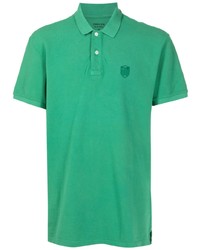 Мужская зеленая футболка-поло с вышивкой от OSKLEN