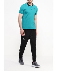 Мужская зеленая футболка-поло от adidas Performance