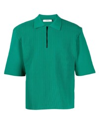 Мужская зеленая футболка-поло от AMOMENTO