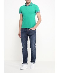 Мужская зеленая футболка-поло от B.Men