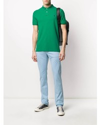 Мужская зеленая футболка-поло от Polo Ralph Lauren
