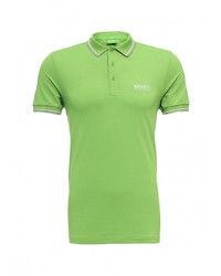 Мужская зеленая футболка-поло от Boss Green
