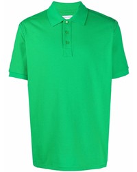 Мужская зеленая футболка-поло от Bottega Veneta