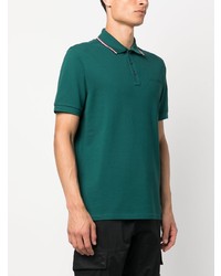 Мужская зеленая футболка-поло от Moncler