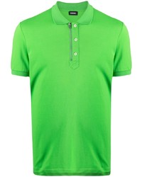 Мужская зеленая футболка-поло от Diesel