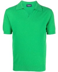 Мужская зеленая футболка-поло от Drumohr