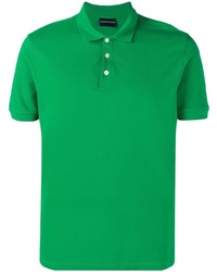 Мужская зеленая футболка-поло от Emporio Armani