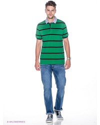 Мужская зеленая футболка-поло от Forecast