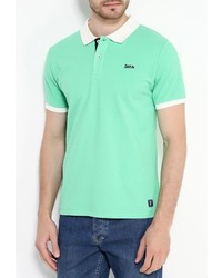 Мужская зеленая футболка-поло от Frank NY