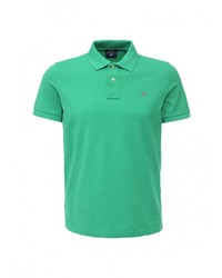 Мужская зеленая футболка-поло от Gant