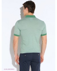 Мужская зеленая футболка-поло от Greg Horman