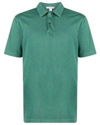 Мужская зеленая футболка-поло от James Perse