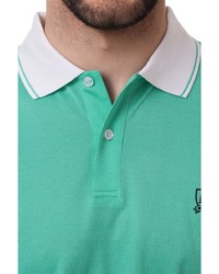 Мужская зеленая футболка-поло от Kanzler