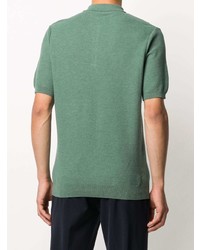 Мужская зеленая футболка-поло от Sunspel