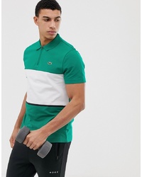 Мужская зеленая футболка-поло от Lacoste Sport