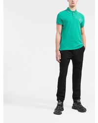 Мужская зеленая футболка-поло от Moncler