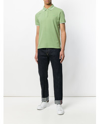 Мужская зеленая футболка-поло от Woolrich