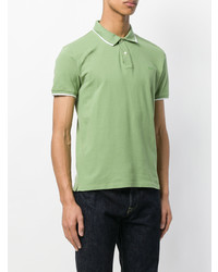 Мужская зеленая футболка-поло от Woolrich