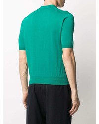 Мужская зеленая футболка-поло от Viktor & Rolf