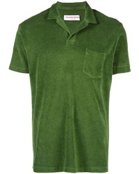 Мужская зеленая футболка-поло от Orlebar Brown