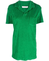 Мужская зеленая футболка-поло от Orlebar Brown