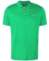 Мужская зеленая футболка-поло от Paul & Shark