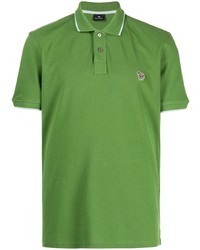 Мужская зеленая футболка-поло от PS Paul Smith