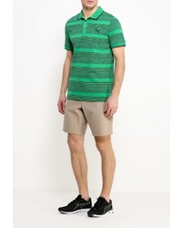 Мужская зеленая футболка-поло от Puma