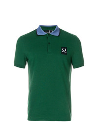 Мужская зеленая футболка-поло от Raf Simons X Fred Perry