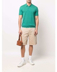 Мужская зеленая футболка-поло от Baracuta