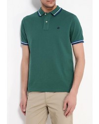 Мужская зеленая футболка-поло от SPRINGFIELD