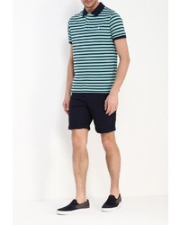 Мужская зеленая футболка-поло от SPRINGFIELD