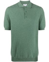 Мужская зеленая футболка-поло от Sunspel