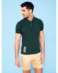 Мужская зеленая футболка-поло от the Kravets