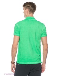 Мужская зеленая футболка-поло от Timezone