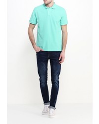 Мужская зеленая футболка-поло от Tom Tailor