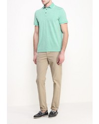 Мужская зеленая футболка-поло от Tom Tailor